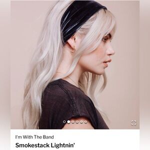 I’m With The Band Smokestack Lightnin' Headband Made in USA